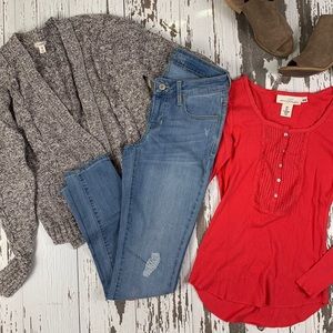 Old Navy Rock Star Distressed Jeans